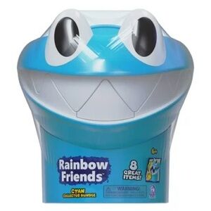 Rainbow Friends Cyan Collector Playset - Bundle Toy Blue and White